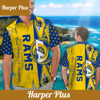 Los Angeles Rams Short Sleeve Button Up Tropical Hawaiian Shirt VER09 - Trendy Aloha.jpg