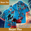 Miami Marlins MLB Hawaiian Shirt Custom Shorts Aloha Shirt - Trendy Aloha.png