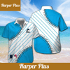 Miami Marlins Short Sleeve Button Up Tropical Hawaiian Shirt VER011 - Trendy Aloha.jpg