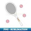 IA-37909_Retro Tennis Racket with Pink Tennis Balls 2945.jpg