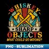 KC-48693_Vintage Style Whiskey and Sharp Objects - Funny Axe Throwing 3930.jpg