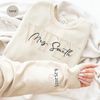 Personalized Embroidered Wife Sweatshirt, Custom Wifey Sweatshirt With Anniversary Date, Future Mrs Sweater, Bride Hoodie, Engagement Gift.jpg