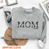 Embroidered Mom Crewneck, Custom Family Matching Sweashirt, Vacation Shirt, Mother's Day Gift, Gift For Dad.jpg