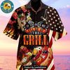 BEST American Flag If You Need Me I'll Be At The Grill Print Hawaiian Shirt.jpg