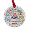Personalized Wood Baby Boy First Christmas Ornament Rainbow.jpg
