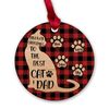 Personalized Wood Cat Dad Ornament Lovers Gift.jpg