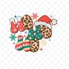 SI01112399-Ho Ho Ho leopard letters and Santa Hat Christmas SVG.jpg