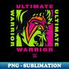 Ultimate Warrior Big Face Box Up - Exclusive PNG Sublimation Download