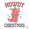 Howdy Christmas Western SVG Cowgirl Xmas Digital Cricut File.jpg
