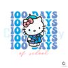 Kitty 100 Days Of School SVG File Digital Download.jpg