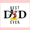 Disney Dad Best Dad Ever Best SVG Cutting Digital Files.jpg