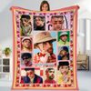 Bad Bunny Fleece Blanket  Bad Bunny Nadie Sabe Lo Que Blanket  Bad Bunny Tour Throw Blanket for Bed Couch Sofa .jpg