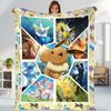 Eevee Fleece Blanket Umbreon Sylveon Eevee Evolutions Blanket  Eevee Blanket, Evolutions Of Eevee Blanket, Anime Party Birthday.jpg