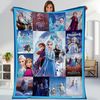 Frozen 2 Movie Blanket  Elsa Princess Anna And Kristoff Olaf Blanket  Elsa And Anna Magic Kingdom Throw Blanket Bed Couch Sofa.jpg