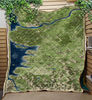 Dungeons & Dragons Baldur's Gate Sword Coast Map Blanket  Baldur's Gate Fleece Blanket  Video Game Blanket.jpg