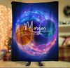 Personalized Name and Number Basketball Blanket Basketball Blanket for Son, Grandson, Basketball Boy Birthday Gift for Basketball Lover 07.jpg