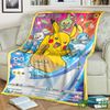 Anime PKM Pikachu Sword &amp Shield Promos Custom Soft Blanket.jpg