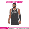 Brooklyn Nets player embroidery design, NBA embroidery,Sport embroidery, Logo sport embroidery, Embroidery design.jpg