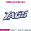 Gonzaga University logo embroidery design, NCAA embroidery, Sport embroidery, Embroidery design,Logo sport embroidery.jpg