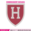 Harvard Crimson logo embroidery design, NCAA embroidery, Sport embroidery,logo sport embroidery, Embroidery design.jpg