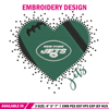 New York Jets heart embroidery design, New York Jets embroidery, NFL embroidery, sport embroidery, embroidery design..jpg