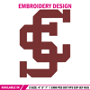 Santa Clara University logo embroidery design,NCAA embroidery,Sport embroidery,logo sport embroidery,Embroidery design.jpg