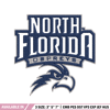 UNF Ospreys embroidery design, UNF Ospreys embroidery, logo Sport, Sport embroidery, NCAA embroidery..jpg