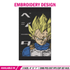 Vegeta poster Embroidery Design, Dragonball Embroidery, Embroidery File,Anime Embroidery, Anime shirt, Digital download.jpg