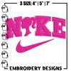 Nike barbie Embroidery design, logo Embroidery, Embroidery File, logo design, logo shirt, Digital download. 1.jpg