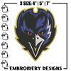 Baltimore Ravens embroidery design, Baltimore Ravens embroidery, NFL embroidery, sport embroidery, embroidery design..jpg