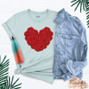 Rose Heart Shirt, Double Heart Shirt, Valentine Heart Tee, Valentines Shirt, Love Shirt, Valentine Shirts, Cute Love Shirt, Red Heart Shirt.jpg