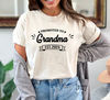 Comfort Colors®, Promoted To Grandma Shirt, Grandma Shirt, Pregnancy Announcement, Gift for Grandma, Baby Reveal Shirt, Grandma Est Shirt.jpg