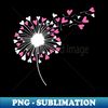 PR-4478_Dandelion Spread Hearts For Valentine's Day Love Cute Flower 0356.jpg