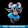 JH-8870_Blue koala dancing and posing gracefully 8970.jpg