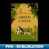 Anne of Green Gables Childrens Book Cover - Artistic Sublimation Digital File - Perfect for Creative Projects