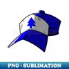 blue hat - Unique Sublimation PNG Download - Unleash Your Inner Rebellion