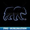 Bear - PNG Transparent Digital Download File for Sublimation - Bold & Eye-catching