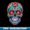 Beautiful graphic illustration with art skull Art skeleton - High-Quality PNG Sublimation Download - Vibrant and Eye-Catching Typography