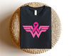 Pink Day Wonder Woman Shirt, Cancer Awareness, Cancer Family Support Shirt, Pink Ribbon Shirt, Cancer Fighter Shirt, Pink Day Sweatshirt.jpg