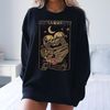 The Lovers Sweatshirt, Tarot Card Hoodie, Skeleton Lovers Mystical Tarot Card Tee Shirt Sweatshirt, Tarot Card Lovers Valentines Day Shirt 8.jpg