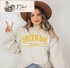 Wisconsin Sweatshirt Green Bay Packers Football Game Day - Happy Place for Music Lovers.jpg