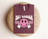 Hey Cancer Shirt, Cancer Awareness, Happy Face Shirt, Middle Finger Shirt, Pink Ribbon Shirt, Cancer Fighter Shirt, Pink Day Sweatshirt.jpg