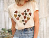 Artsy Melanin Skin Tone Kindness Watercolor Hearts Soft Graphic Tees, Valentines Day Shirt, Watercolor Heart Shirt, Heart Valentines Shirts.jpg