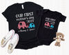 Personalized Our First Mothers Day Shirt, Mommy and me Elephant Matching Shirt, New Mom Mothers Day Gift, Mother And Baby First Mothers Day 2.jpg