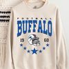 Buffalo Football Sweatshirt, Vintage Style Buffalo Football Crewneck, Football Sweatshirt, Buffalo Football Sweatshirt, Football Fan Gifts.jpg