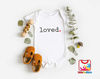 Loved Baby Onesie® - Cute Valentines Day Baby Onesie® - I Am Loved Baby Onesie®.jpg