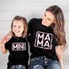 Leopard Mama Shirt, Leopard Mini Shirt, Mama Mini Matching Shirt, Blessed Mama Shirt, Mom Life Shirt, Mama Mini Outfit, Promoted Mom Shirt.jpg