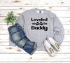 Leveled Up to Daddy Sweatshirt, New Dad Crewneck, Baby Announcement, New Dad Gift from Wife, Dad Hospital Outfit,  Daddy, Dad Level Unlocked.jpg