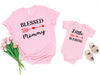 Blessed Mommy Shirt, Little Blessing Shirt, Little Blessing, Blessed Family Shirts, Mama and Me Outfit, Matching Shirts, New Mommy.jpg