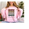 Christmas Sweatshirt, Merry Christmas Shirt, Merry Bright Shirt, Believe Shirt, Xmas Sweatshirt, Women Christmas Sweatsh.jpg